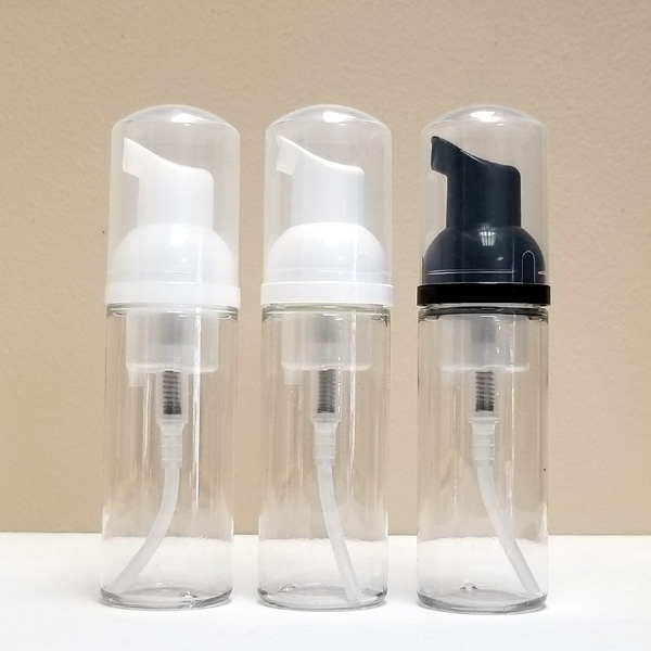 50mL PET CLEAR Bottle with Foam Pump (By the Each)