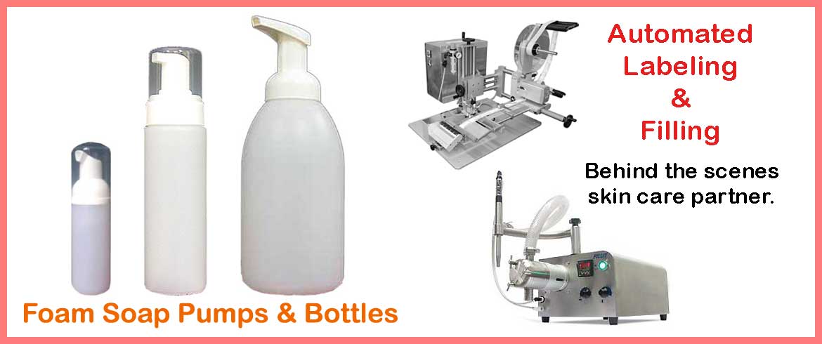 Foam Soap Pumps and Bottles | Labeling and Filling